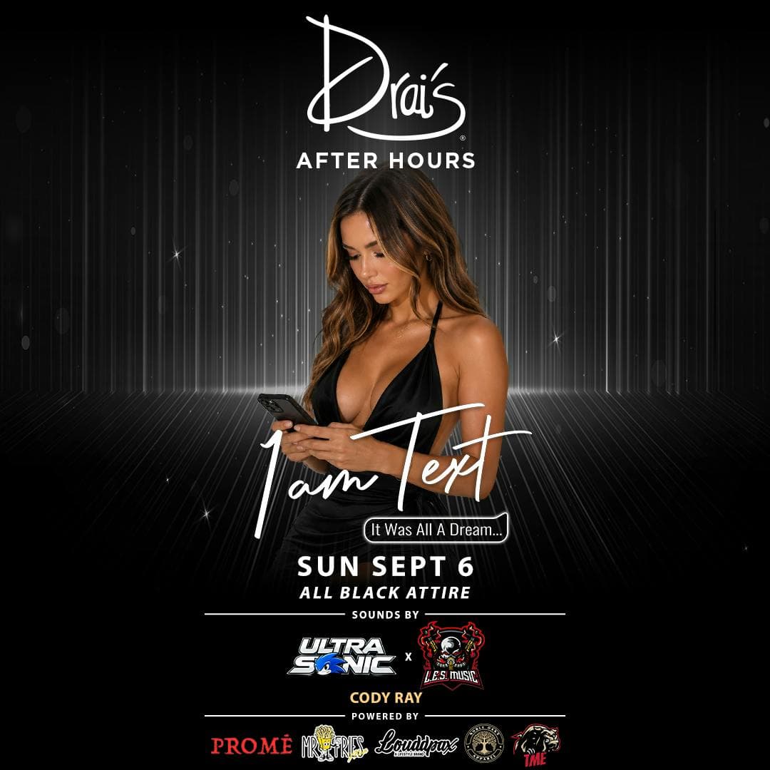 1am Text - Latin • Hip-Hop flyer