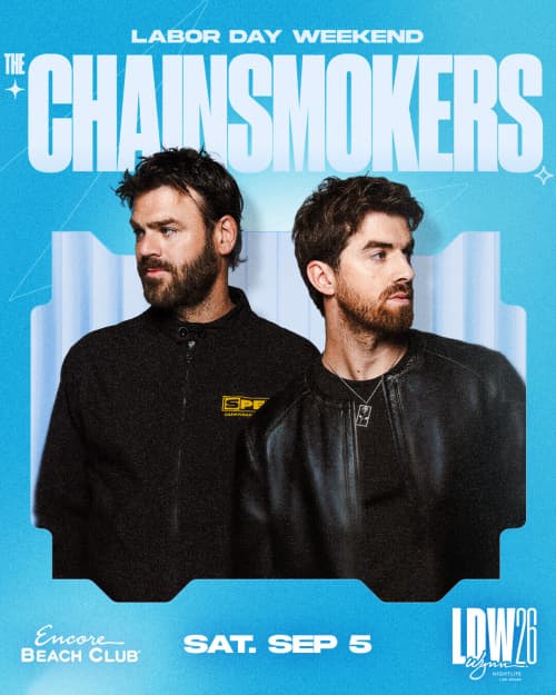 The Chainsmokers flyer