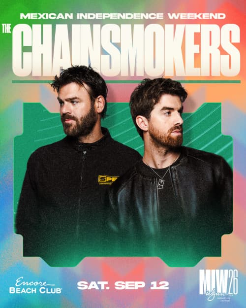 The Chainsmokers flyer