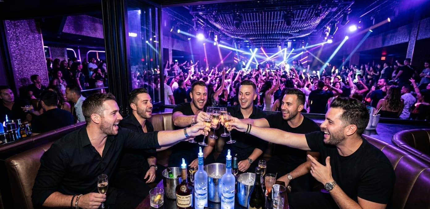 Las Vegas bachelor party nightclub VIP