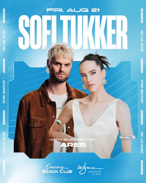 SOFI TUKKER support by Ares flyer