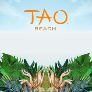 TAO Beach Monday - Labor Day Weekend flyer