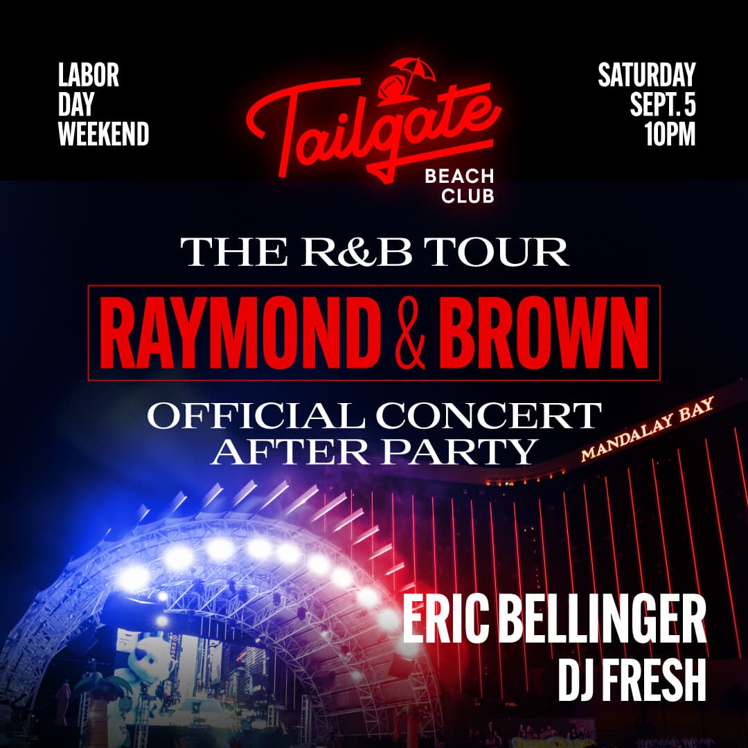 THE R&B TOUR USHER & BROWN OFFICIAL AFTERPARTY flyer
