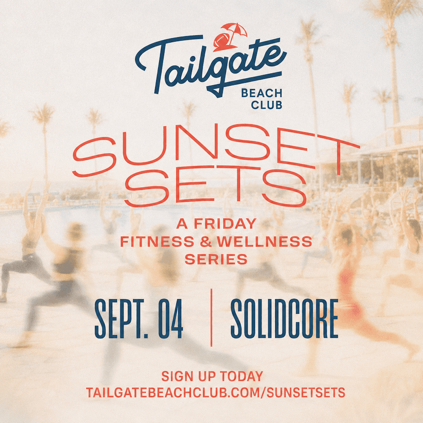 SUNSET SETS: HEALTH & WELLNESS FRIDAY W/ SOLIDCORE flyer