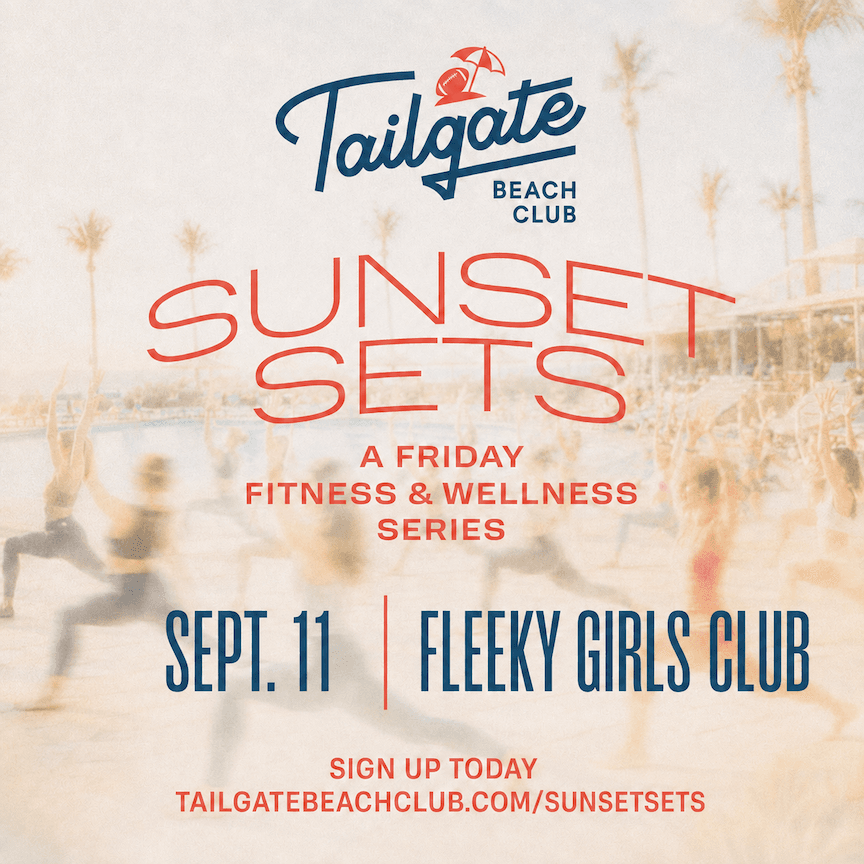 SUNSET SETS: HEALTH & WELLNESS FRIDAY W/ FLEEKY GIRLS CLUB flyer