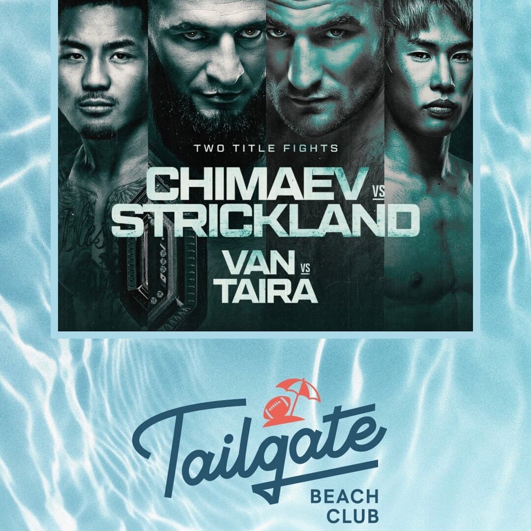 UFC 328 Viewing Party flyer