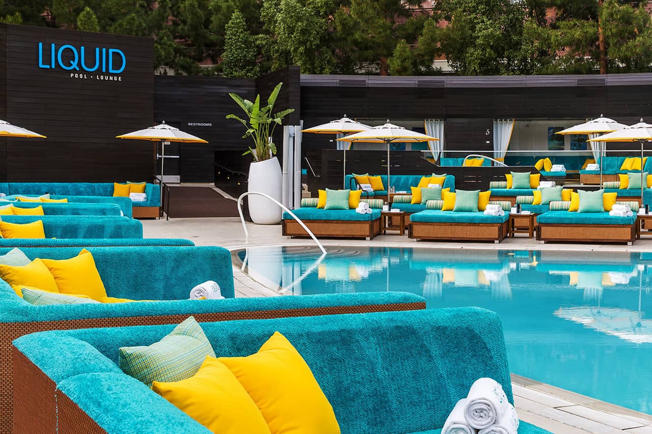Liquid Pool Lounge ARIA Las Vegas VIP cabana