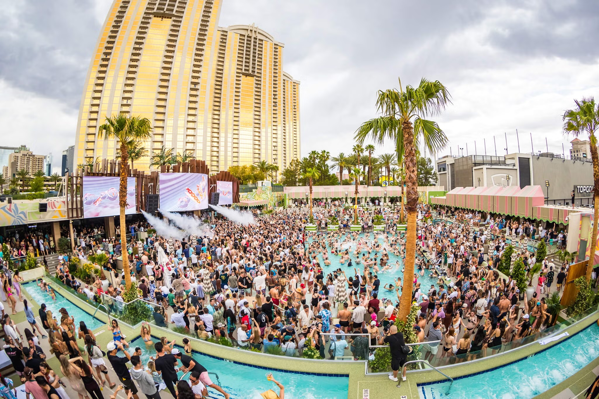 Palm Tree Beach Club Las Vegas pool party VIP